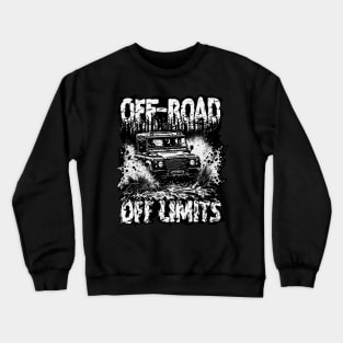 Off Road Off Limits black Crewneck Sweatshirt